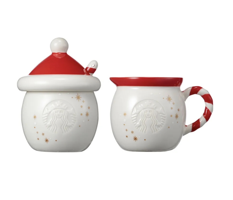 2020 Starbucks Korea Christmas Sugar & Creamer Set
