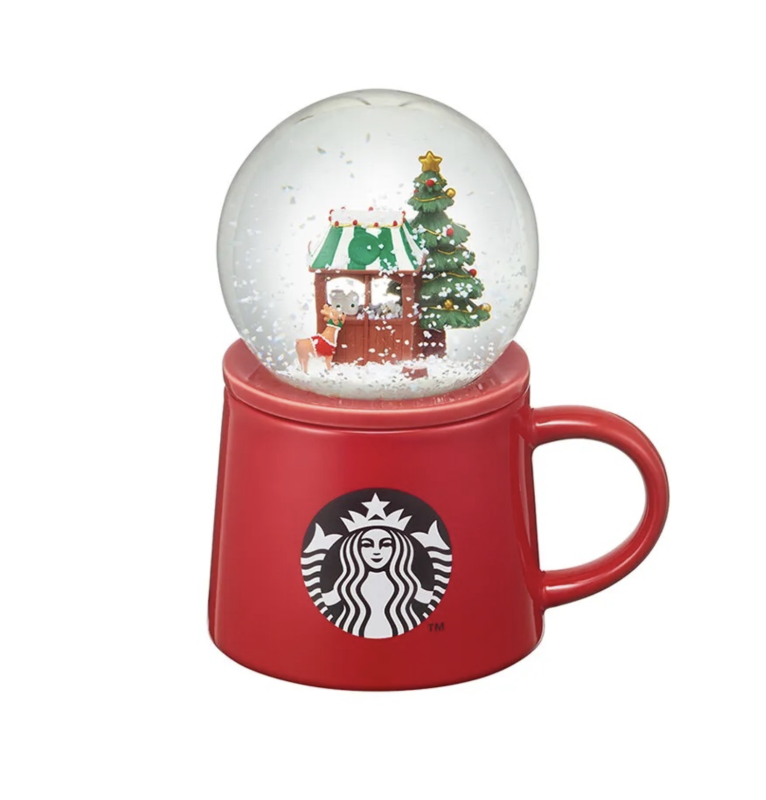 2020 Starbucks Korea Holiday Water Globe Mug 237ml