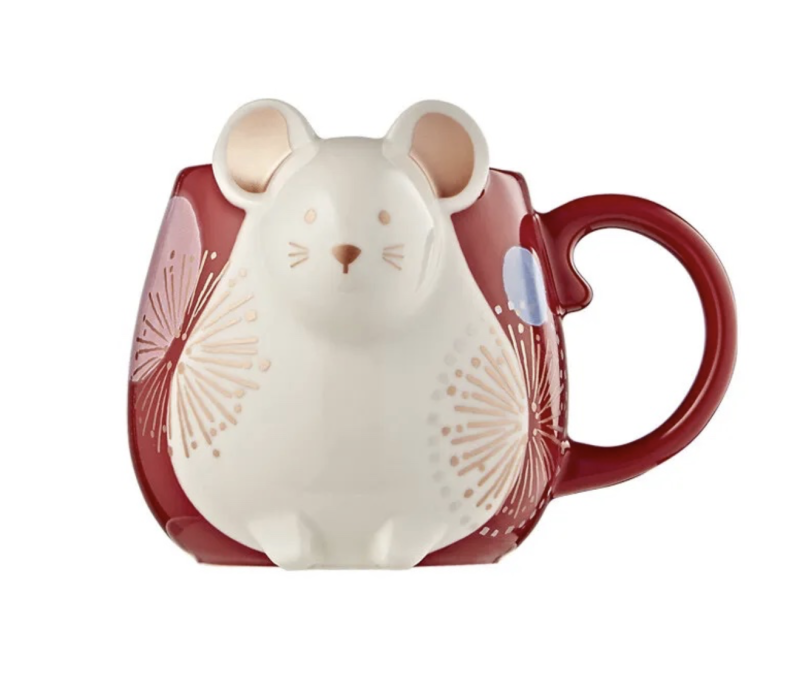 Starbucks Korea New Year Mouse Red Mug 355ml
