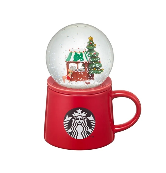 2020 Starbucks Korea Holiday Water Globe Mug 237ml