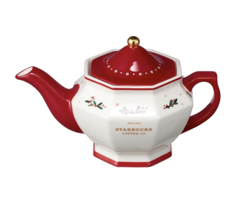 2020 Starbucks Korea Holiday Berry Tea Pot