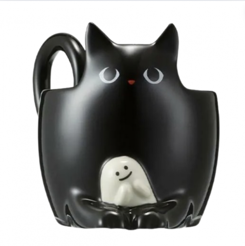 2021 Starbucks Korea Halloween Cat Mug 296ml