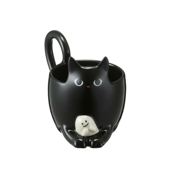2021 Starbucks Korea Halloween Cat Mug 296ml